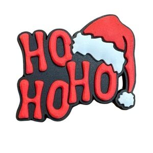 Ho Ho Ho Christmas Croc Charm